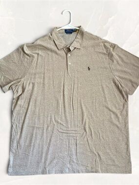Polo Ralph Lauren Classic Fit Nude Short Sleeve Men's Polo Shirt Size 2XL